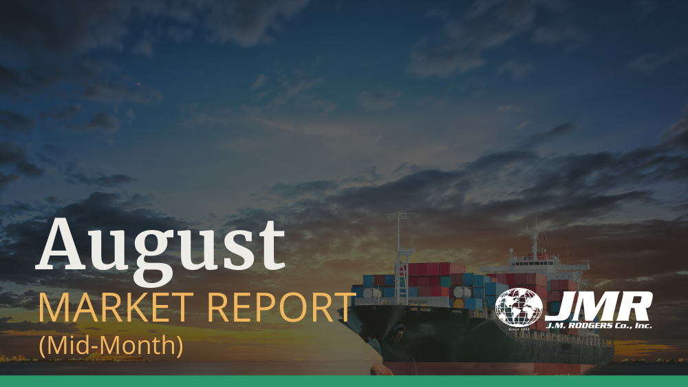 [August Mid-Month Market Report] Transpacific Rates & Space Situation Updates