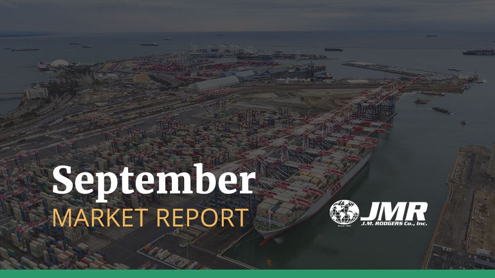 [September Market Report] Transpacific Rates and Space Situation Updates