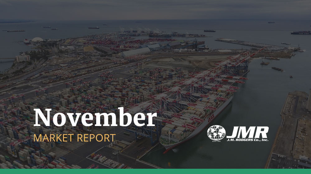 [November Market Report] Transpacific Rates and Space Situation Updates