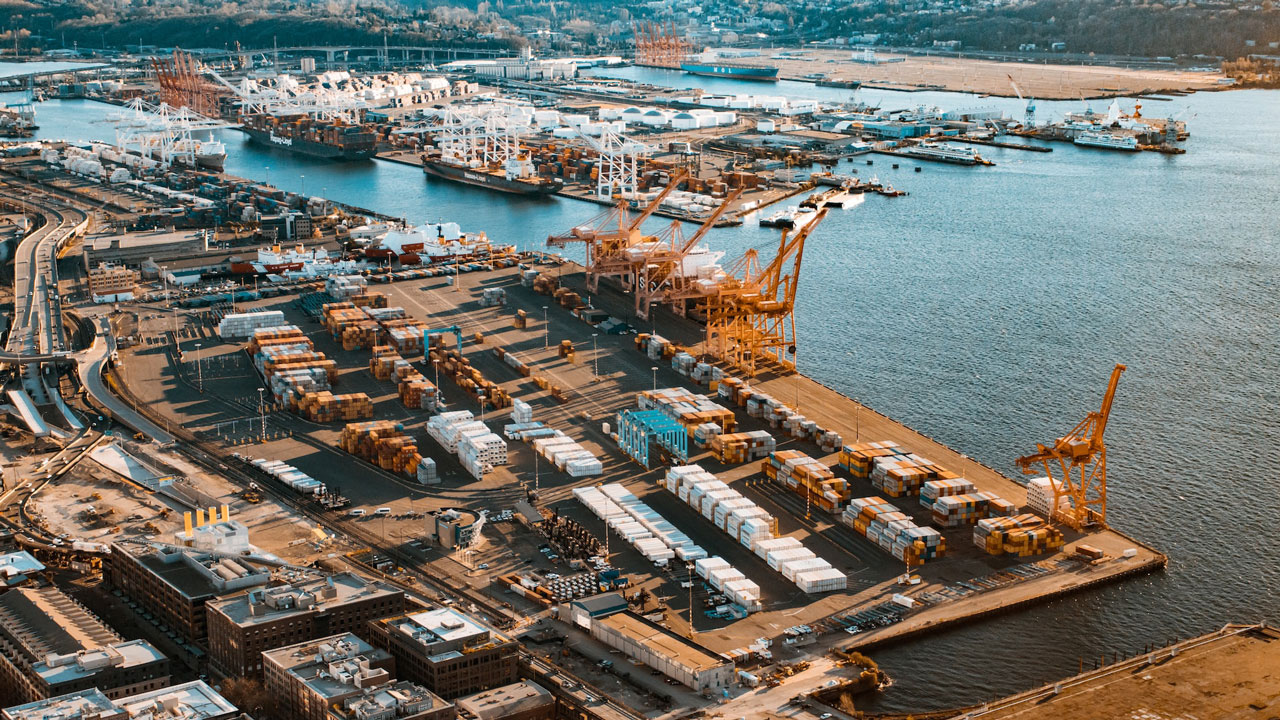 The port of Seattle operated by SSA Marine